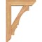 Ekena Millwork Balboa Slat Smooth Bracket w/ Offset Brace, Western Red Cedar, 5 1/2"W x 20"D x 28"H BKT0604X20X28BOA06SWR - alternate 2